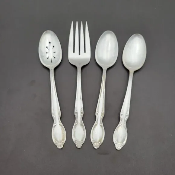 Rogers Bros International Silverplate Set 4 Serving Pieces 1959 REFLECTION 1847
