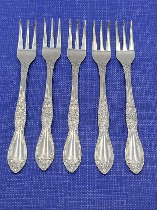 Northland Korea Stainless Carolina Set 5 Cocktail Forks 5.3/8