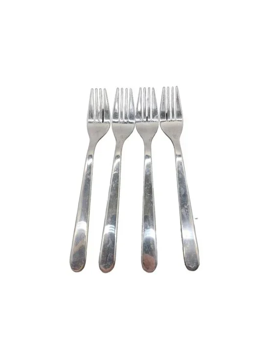 Ikea Flatware 4 Dinner Forks 7.5