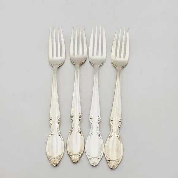 Rogers Bros International Silverplate Set 4 Dinner Forks 1959 REFLECTION 1847