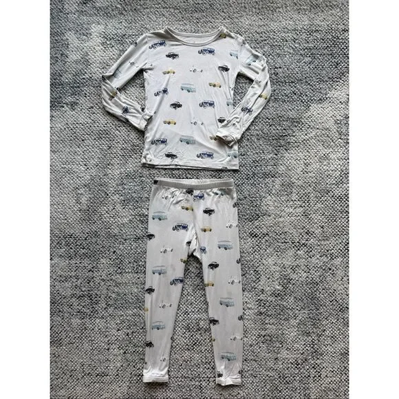 Kyte Baby 4T Vintage Cars Bamboo Pajama Set