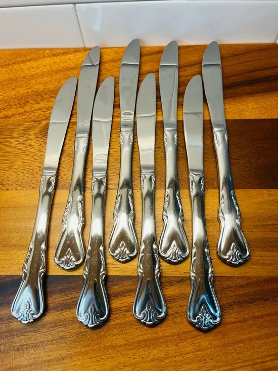 Set Of 8 stainless steel dinner knife Set