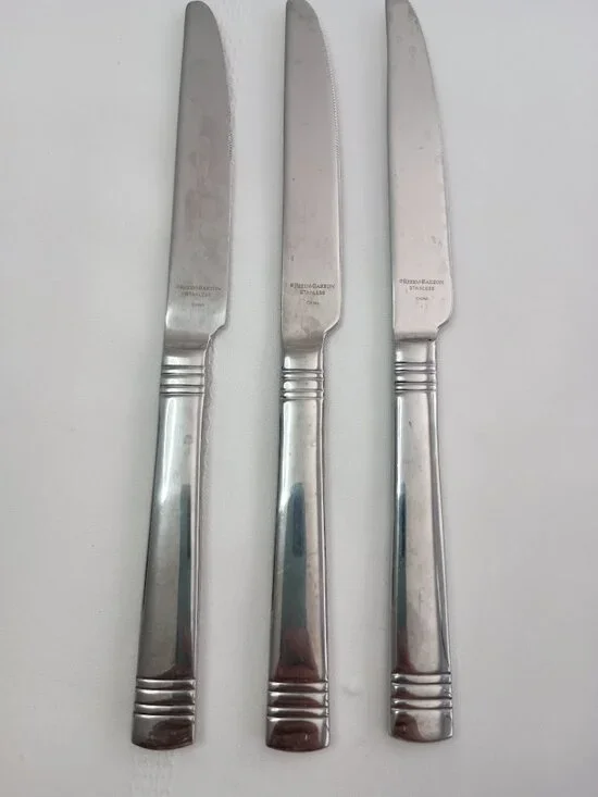 Reed & Barton Stainless Steel Dinner Knives Set of 3