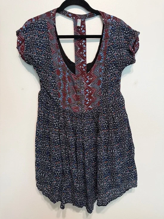 Free‎ People Sundown Boho Mini Dress SZ XS