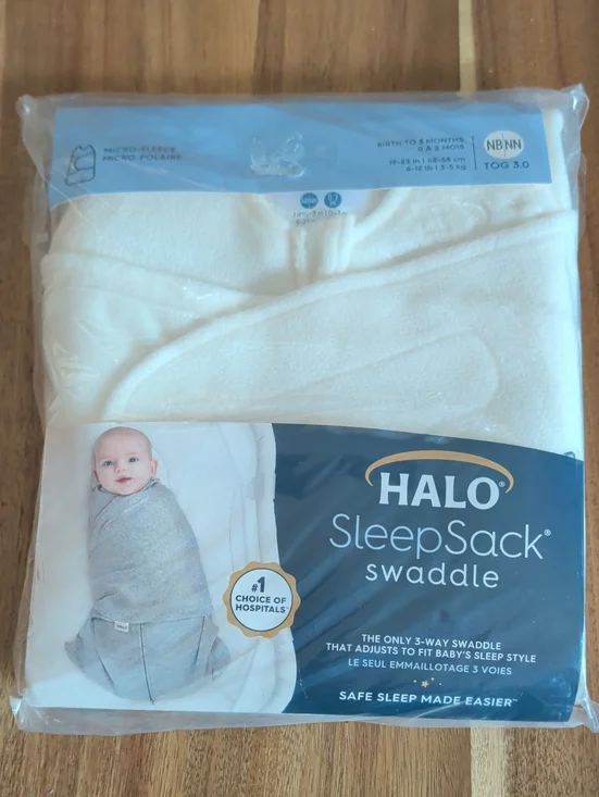 Halo SleepSack Swaddle - Cream