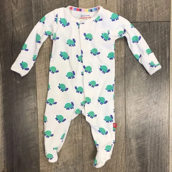 MAGNETIC ME TURTLE PAJAMAS 0-3