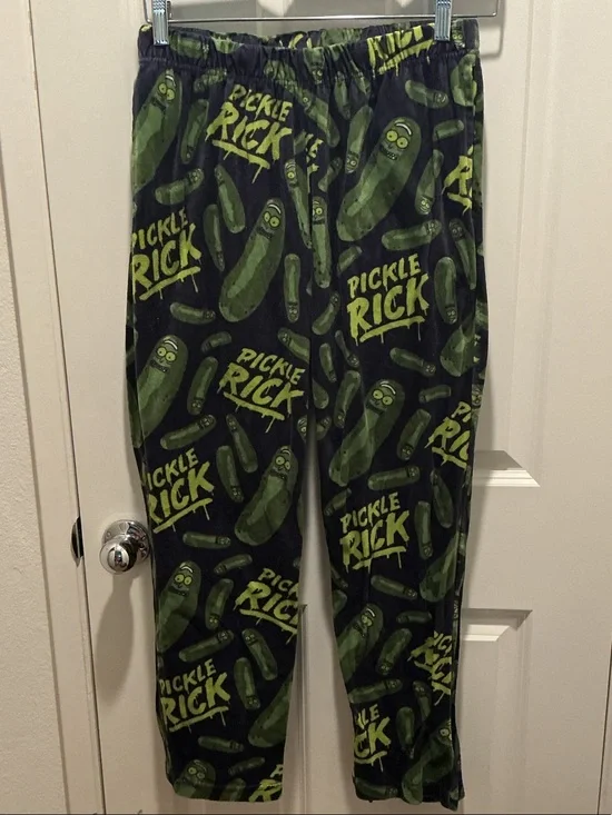 Pickle Rick Fleece Lounge Pants