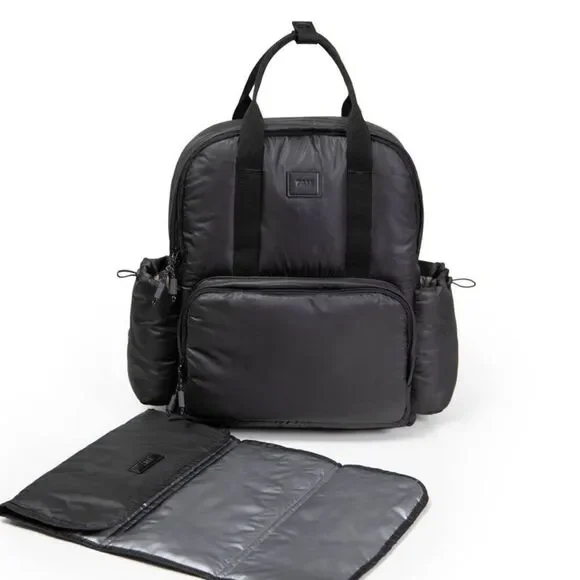 7AM Enfant -  Diaper Bag Backpack with Portable Chang Black