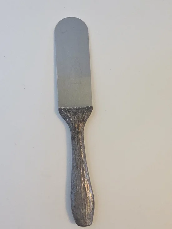 Vintage Aycock Aluminum Butter Spreader Knife Rooster Logo Mid Century