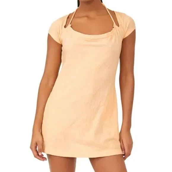 Free People | Vivi Open Back Stretch Cotton Dress