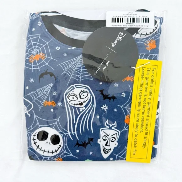 Little Sleepies Disney Jack and Crew Long Sleeve Two Piece Pajama Set 2T NWT NIB