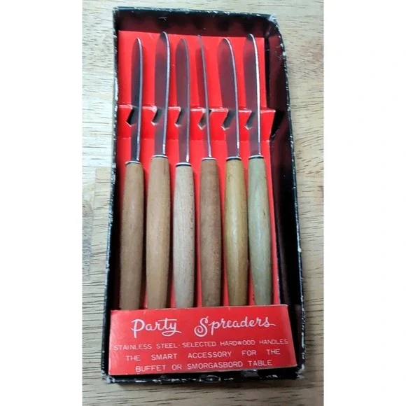 Set of 6 Vtg Japan Stainless 6⅛