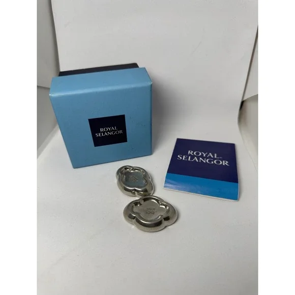 Royal Selangor Pewter Cloud Chopstick Rests Set of‎ 2 w/ Box