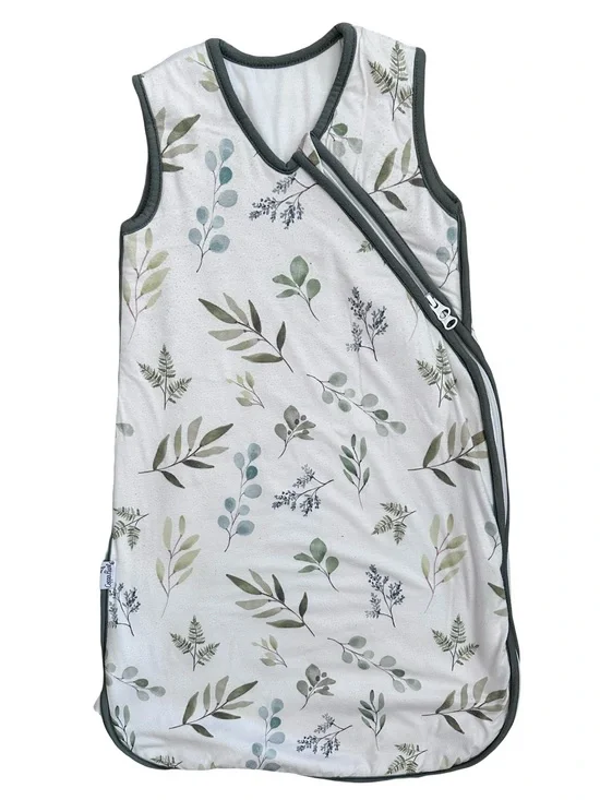 Copper Pearl Neutral Leaf Print Sleep Sack