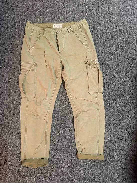 women’s free people Cargo Pants - Olive Green