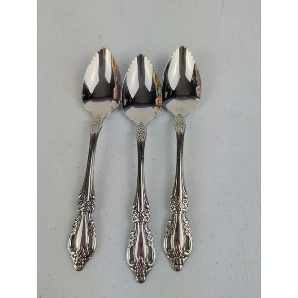 Oneida Raphael HH Distinction Deluxe Grapefruit Spoons -3