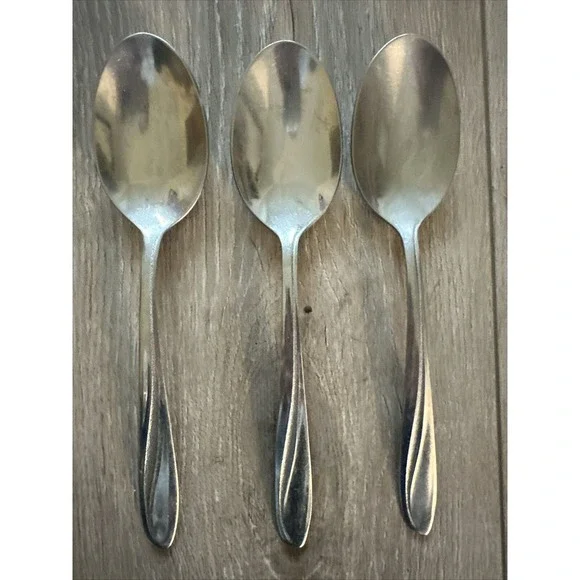 3 Pcs Stainless Imperial‎ SEASWEPT Serving Spoons