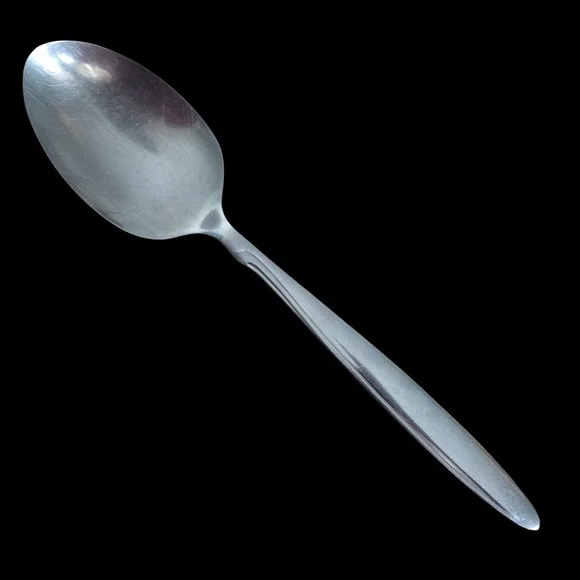 Oneida Oneidacraft Deluxe Stainless Delmar Taper Spoon 6 inch Vintage‎ Flatware