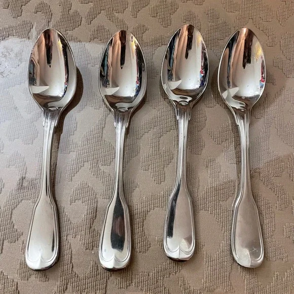 Lenox Monticello Thomas Jefferson 18/8 Stainless Steel teaSpoons Set of 4