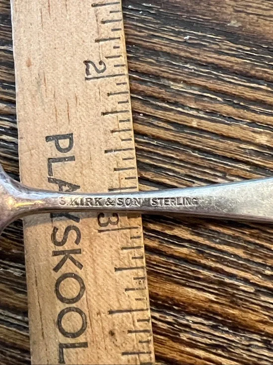 S. Kirk Son Sterling Silver spoon 4”