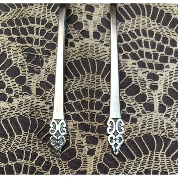 1968 International Silver Triumph Dinner Forks Set of Two Silverplate Vintage