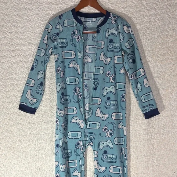Carter's Blue Gamer Kids Pajamas