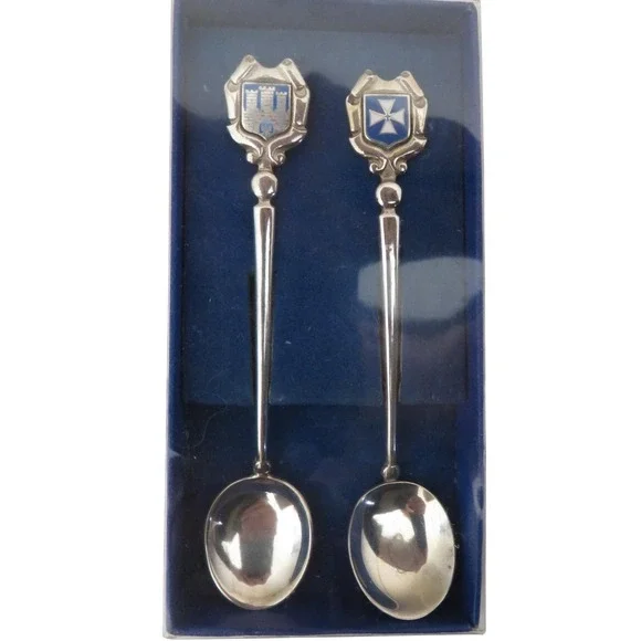 Vintage 1967 World Expo Souvenir Spoons Expo 67 Montreal‎ Quebec Canada Set