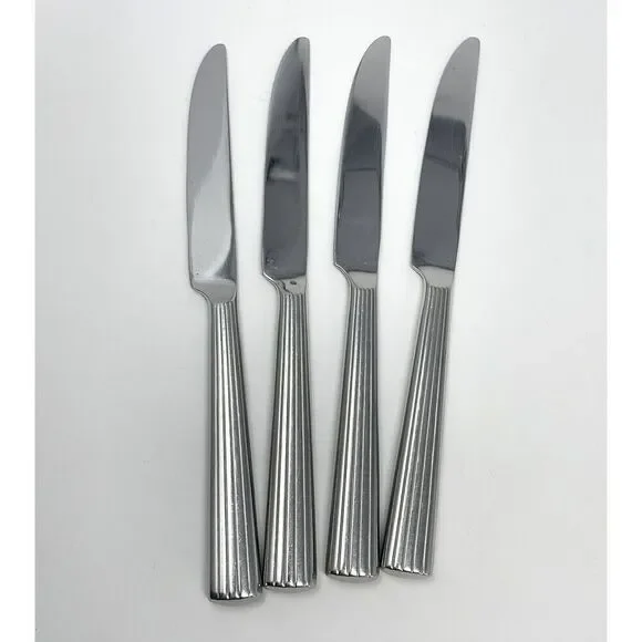 Reed & Barton Berkeley 18/10 Stainless Steel Dinner Place Spoon 9” Set Of 4
