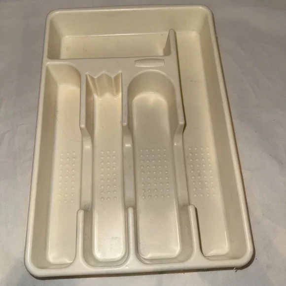 Vintage‎ Rubbermaid 2919 Silverware Organizer Holder Tray 14