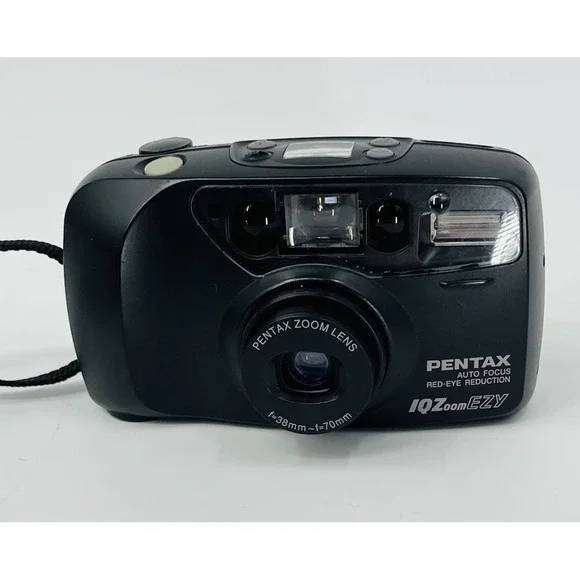 Pentax IQZoom EZY 35mm Point and Shoot Camera PARTS or REPAIR