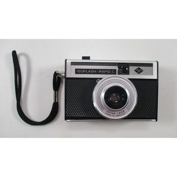 Vintage Agfa 35mm Film Camera‎  Isoflash-Rapid Isinar Lens Made in Germ UNTESTED
