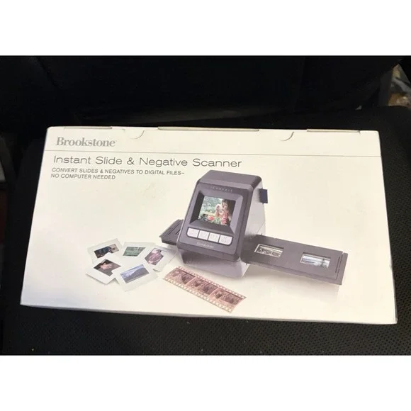 Brookstone iConvert‎ Instant Slide & Negative Scanner Unisex OS Black 1800dpi
