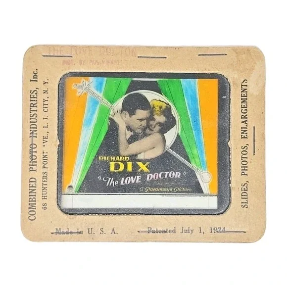 Magic Lantern Glass Slide Movie Richard Dix 