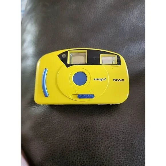 Rare NIB Nissin Snap I 35mm Film Motor Drive Camera‎ With Built In Flash