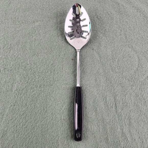 Vintage Foley Slotted‎ Spoon Stainless Steel MCM USA