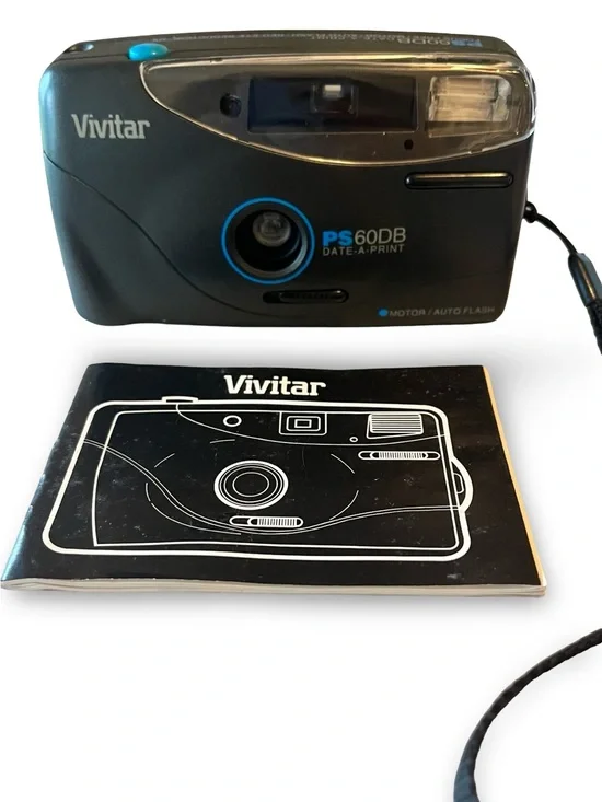 Tested Vintage 90s PS60DB 35 mm Point and Shoot Film Camera