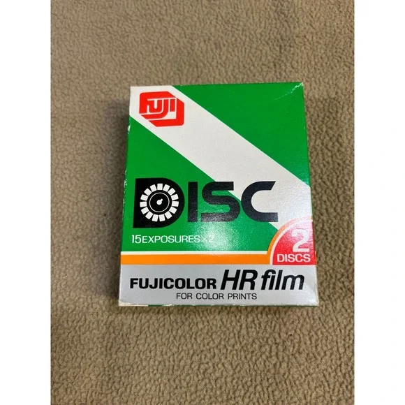 Fuji Fujicolor HR Disc Film ISO 200 15‎ Exposures 2 Pack CD DISC-15-2