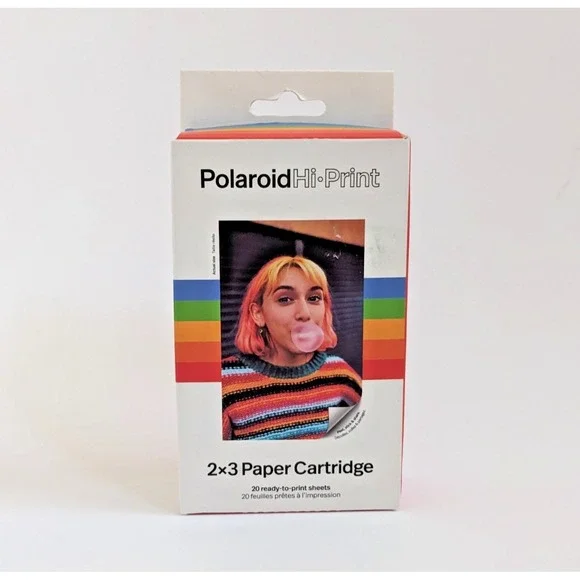 Polaroid Hi-Print Paper - 2x3 Photo Paper Cardridge - 20 Photos (6355) - NEW