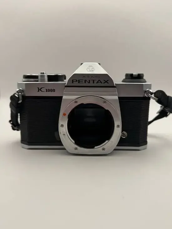 Asahi Pentax K1000 35mm SLR Film Camera Body Meter Shutter Speeds Tested Vintage