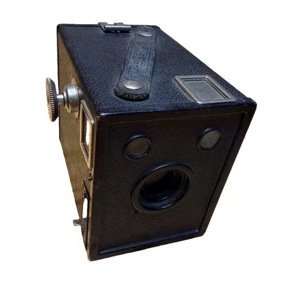 AGFA B-2 CADET Antique Vintage Box Snap Shot Film Camera USA ANSCO