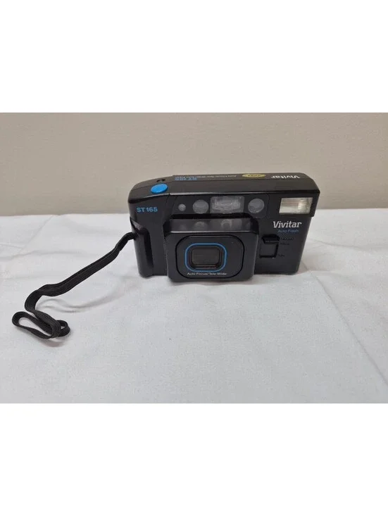 Vivitar ST165 Auto Focus Tele-Wide 35mm Film Camera with Auto Flash J39