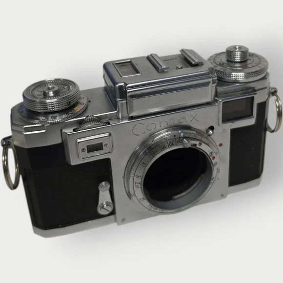 Vintage Zeiss Contax 35mm Rangefinder Camera Body Germany‎ UNTESTED PARTS REPAIR