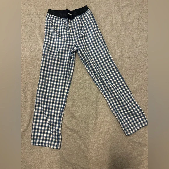 Old Navy Boys Gingham Pajama Pants - Size Large (10/12)