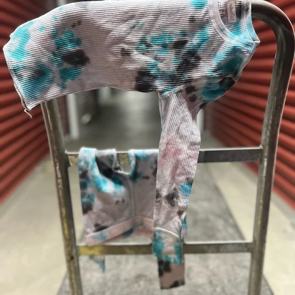 Eco-smart Tie-Dye Shirt and pajama Set