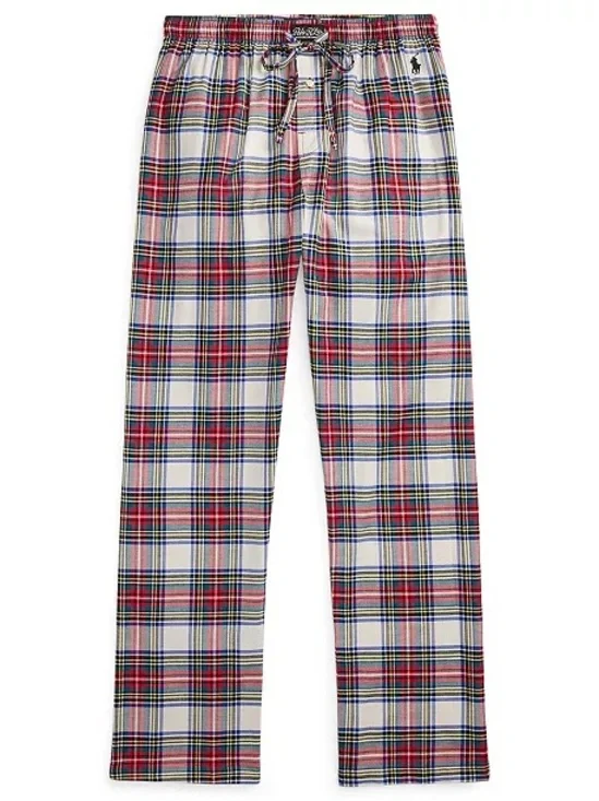 Polo Ralph Lauren Big Boys (Teen) $65 Red Plaid Cotton Lounge Pants Mens XL EUC