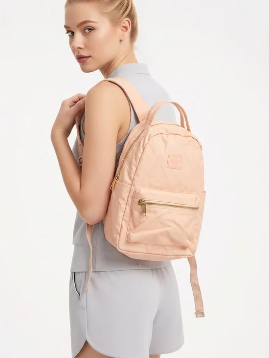 Herschel Supply Company Peach Backpack with Zippers
