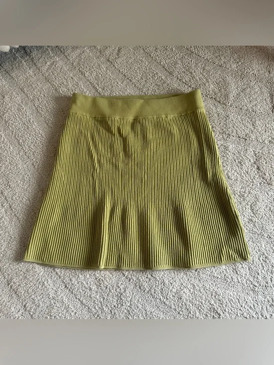 Intimately Free People Women’s Green Mini Skirt