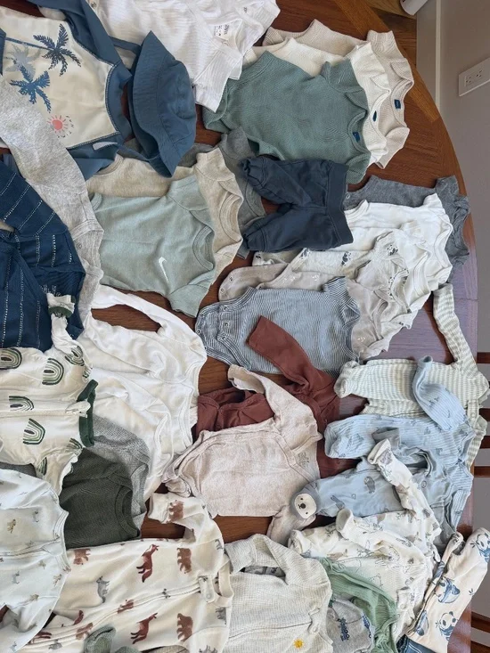 Newborn Boy Clothes Lot 52+ Pieces in Excellent Used (Some New) Condition