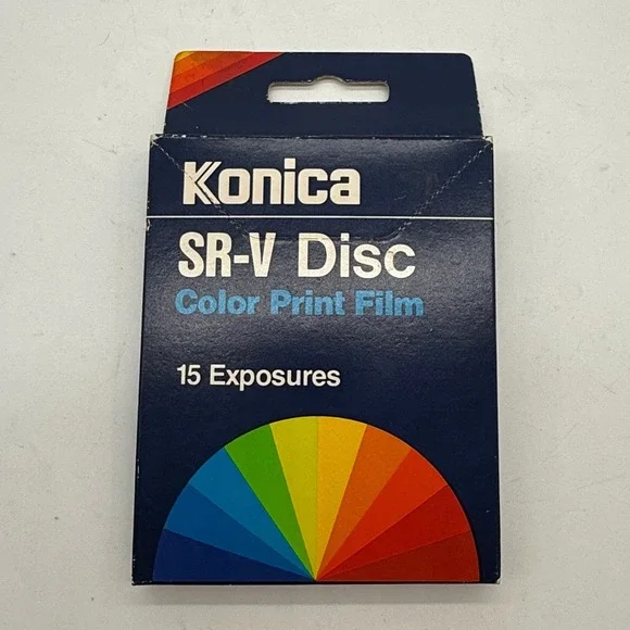 Konica SR V Disc‎ Color Print Film 15 Exposures ISO 200 24