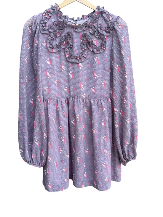 Free People Monarch Wings Mini Babydoll Dress Size 4/Small